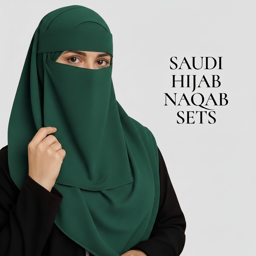 Saudi Hijab Naqab Set