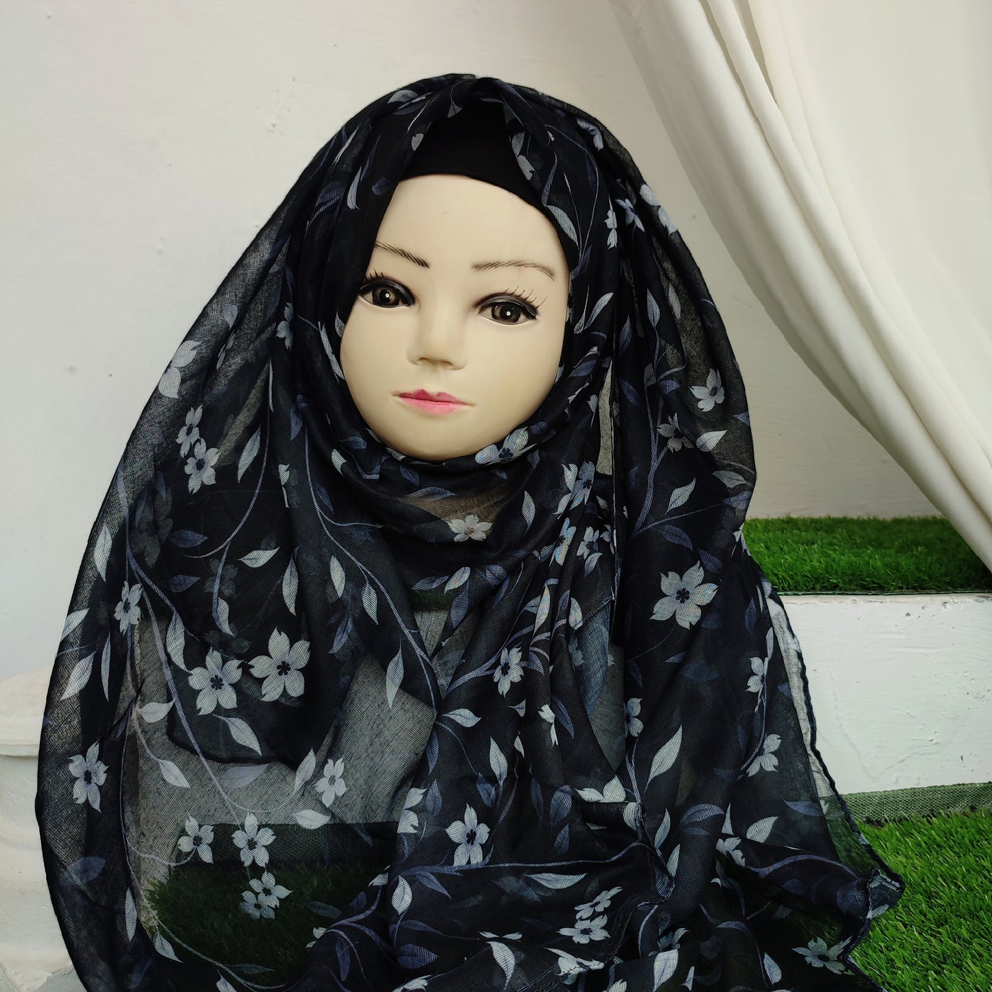 Floral Print Lawn Hijab Volume _8
