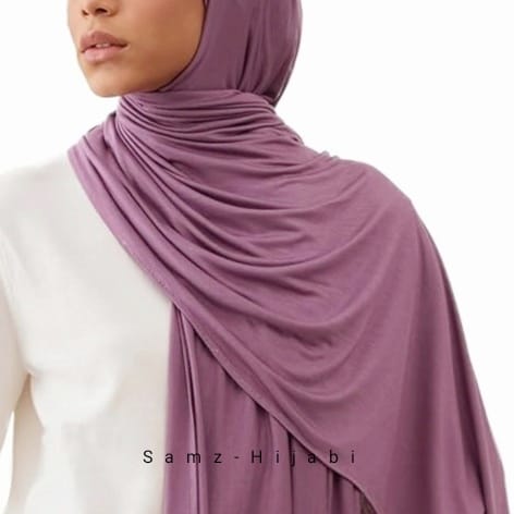 Jersey Hijab-Mauve pink