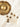 Antique Gold Metal Hijab Pins (Pack of 10)