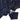 Organza Silk Stone Hijab Naqab-Navy Blue