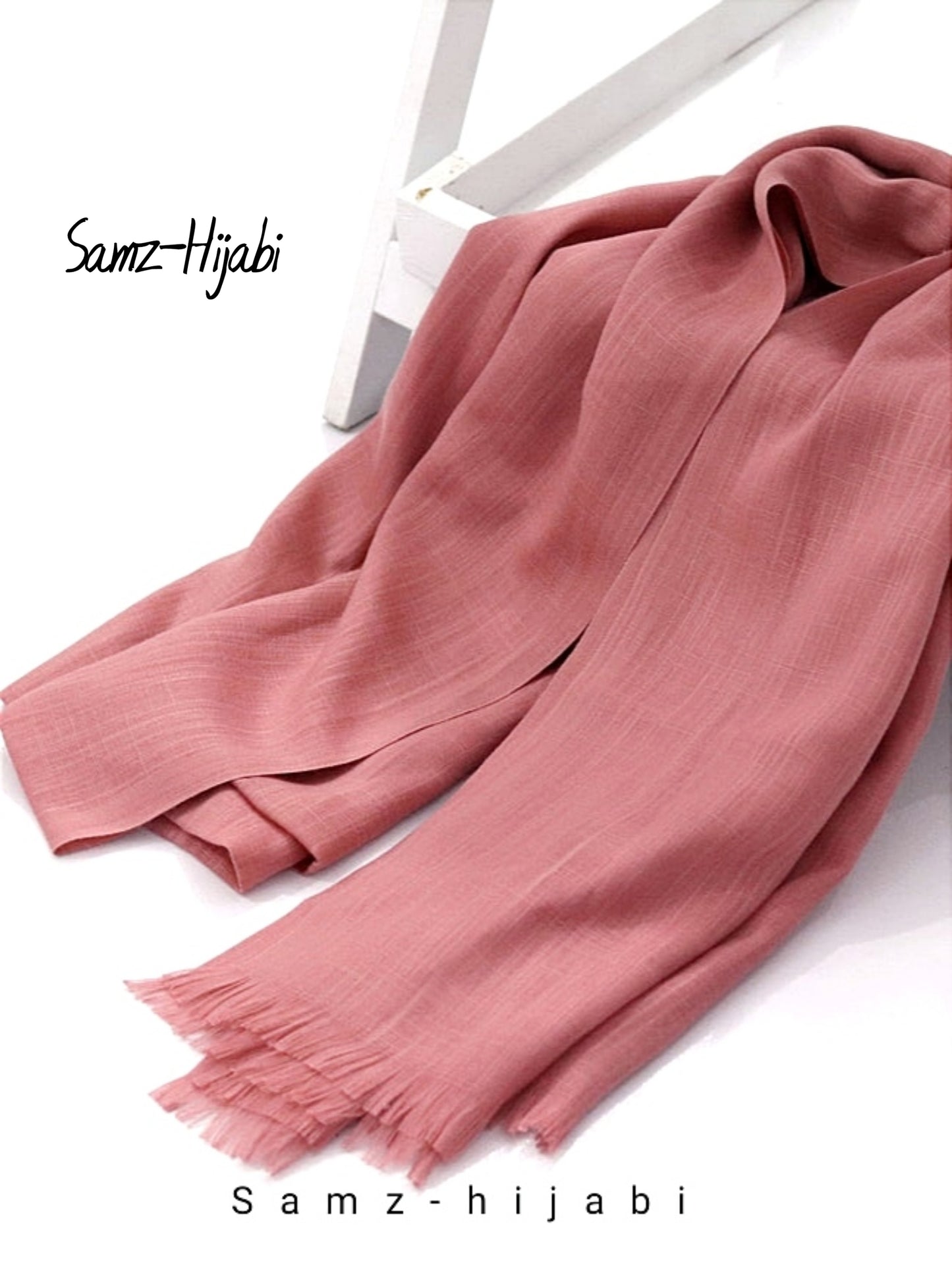 Bigger Turkish Viscose Hijab Peachy Pink