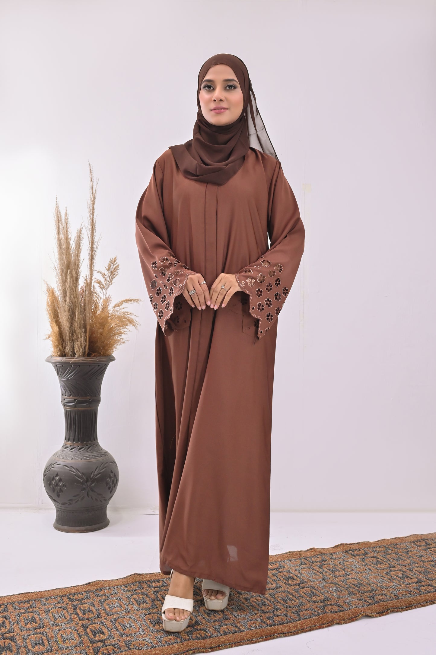 Atifa Abaya with Hijab