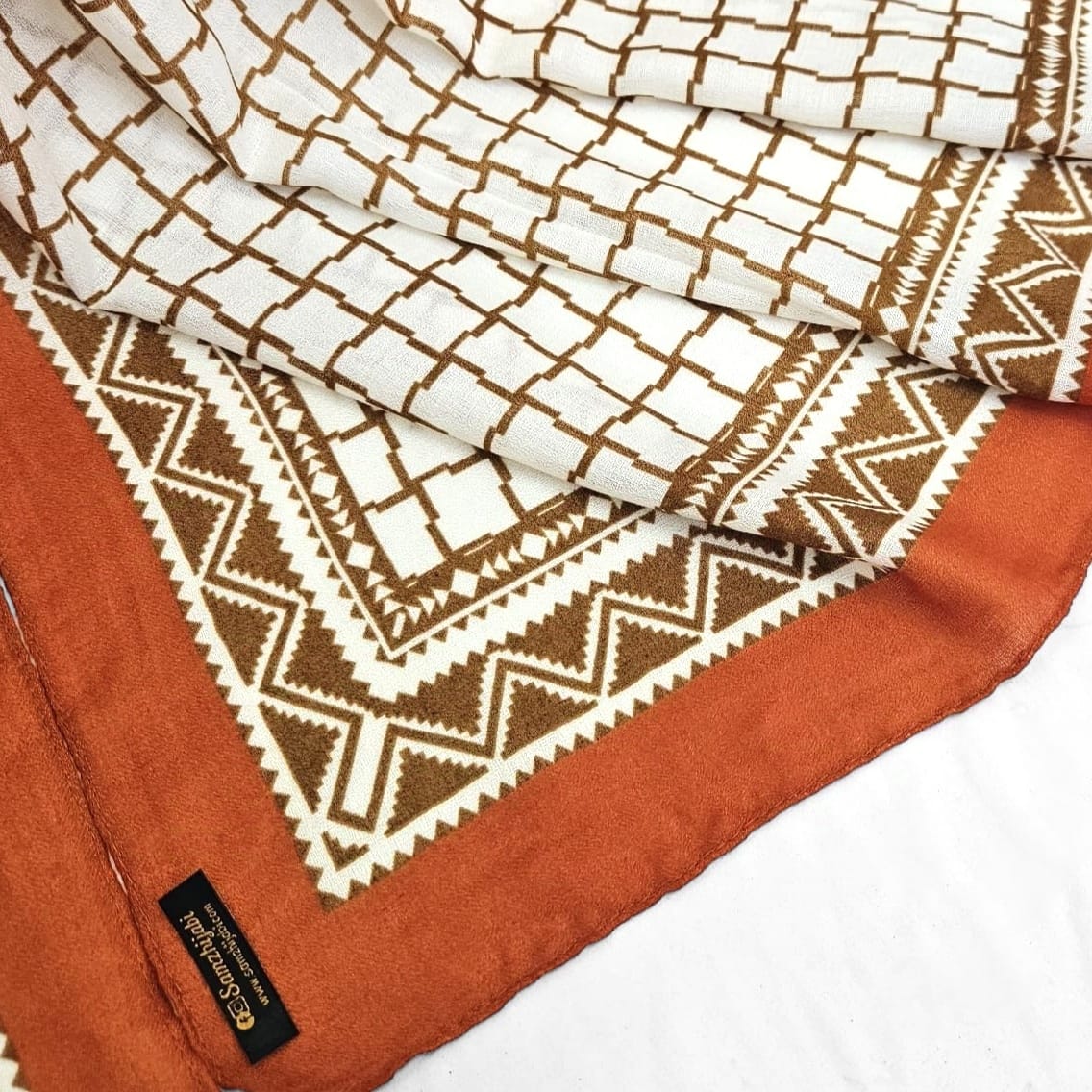 Ethnic Viscose Hijab-Design 1