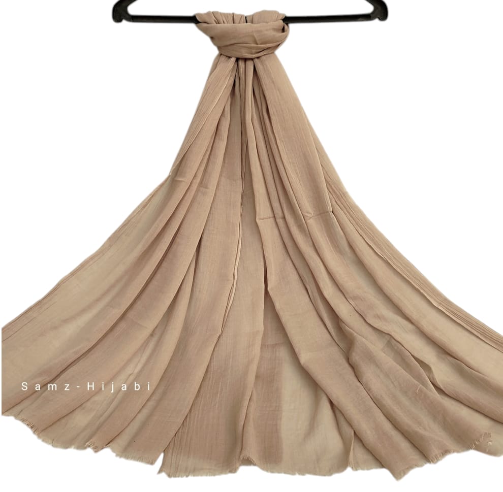 Turkish Lawn Hijab Mud Brown