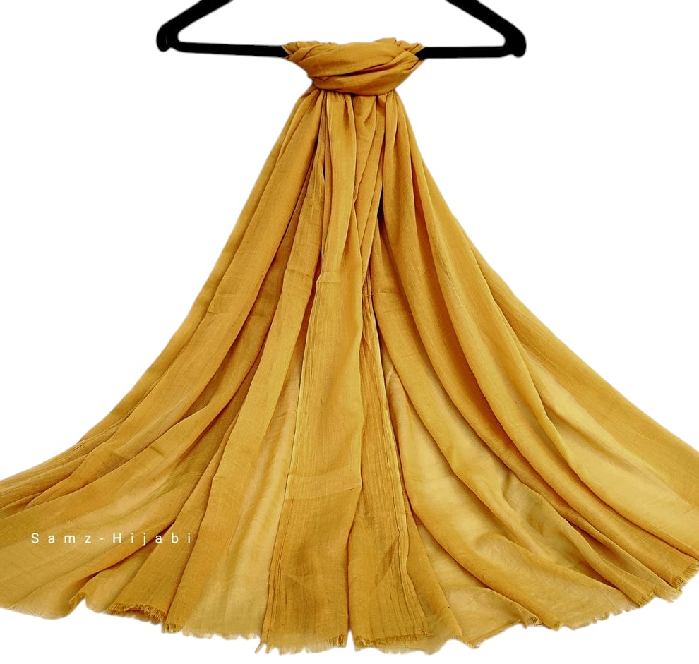 Turkish Lawn Hijab Mustard
