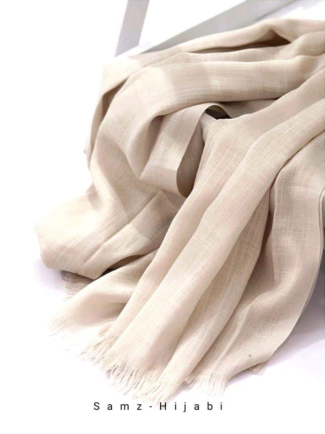 Bigger Turkish Viscose Hijab Beige