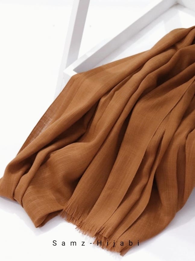 Bigger Turkish Viscose Hijab Rust