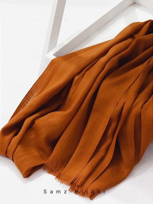Bigger Turkish Viscose Hijab Pumpkin