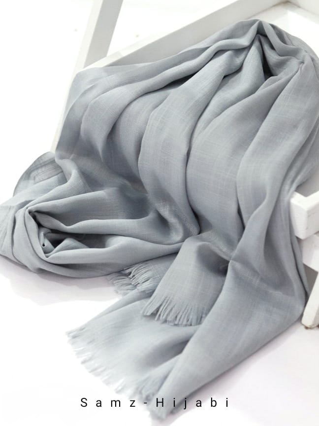 Bigger Turkish Viscose Hijab Silver
