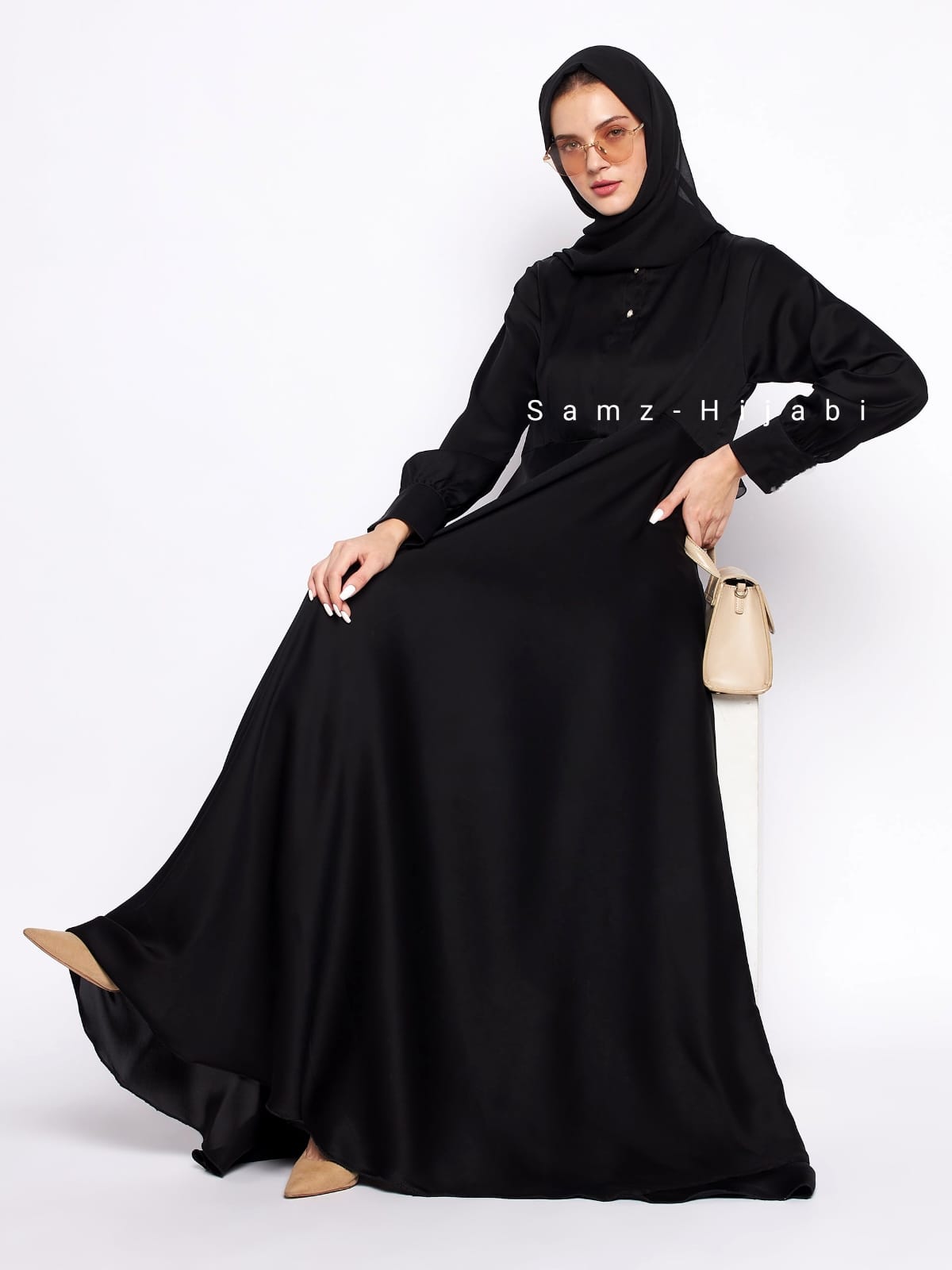 High Waist Umbrella Abaya