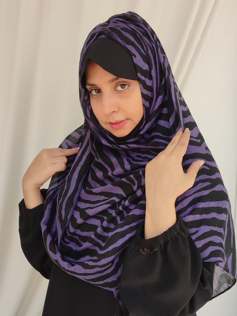 Instant Lawn Hijab _ Purple