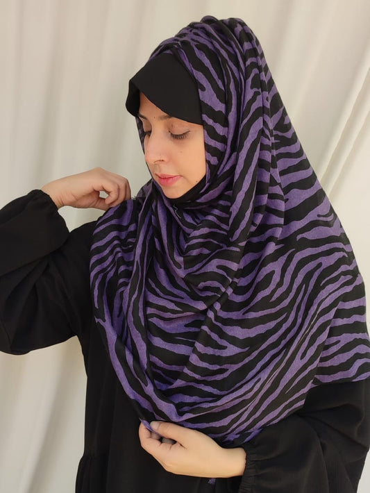 Instant Lawn Hijab _ Purple