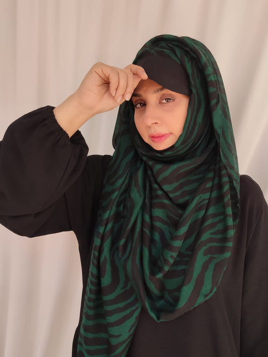Instant Lawn Hijab_ Green