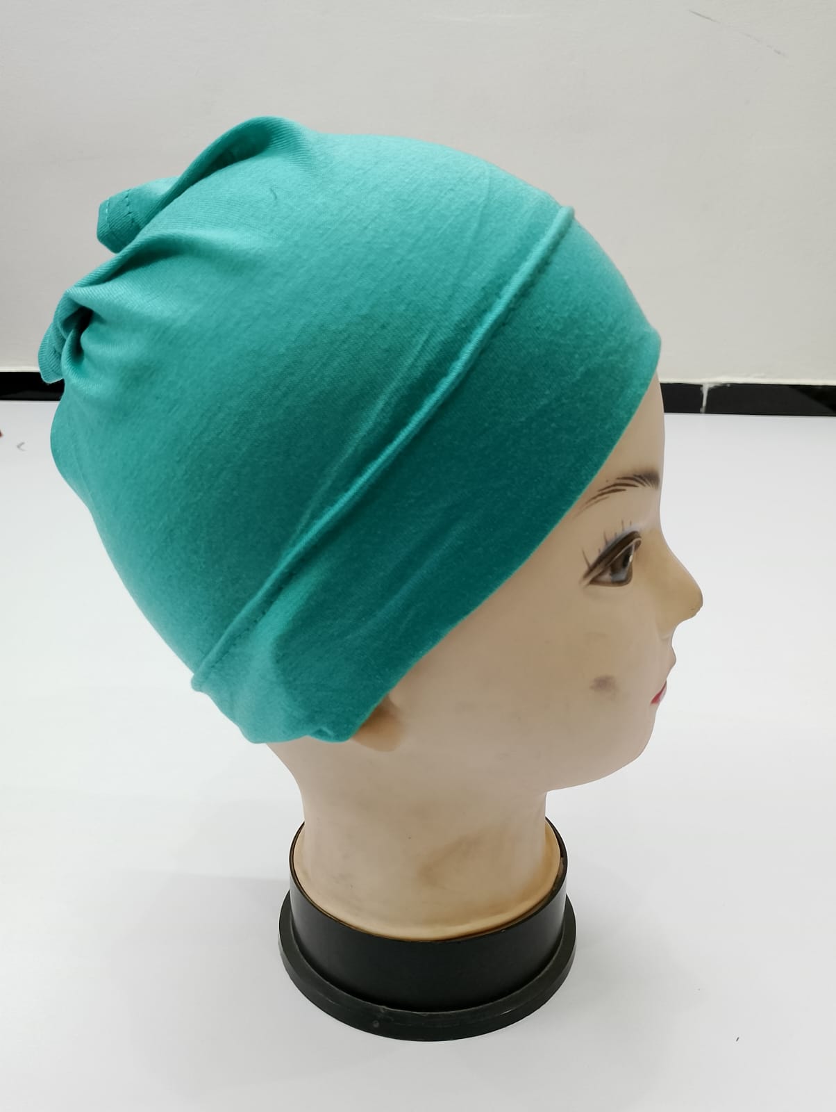 Tube Band Cap_ Aqua