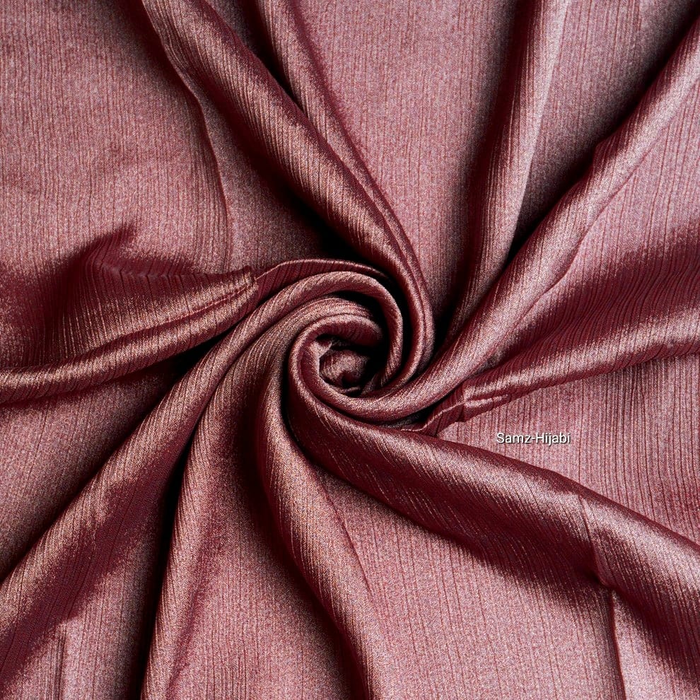 Crinkle Silk Dusty Rose