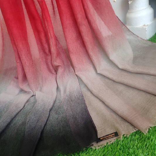 Tie Die Lawn Hijab _ Red