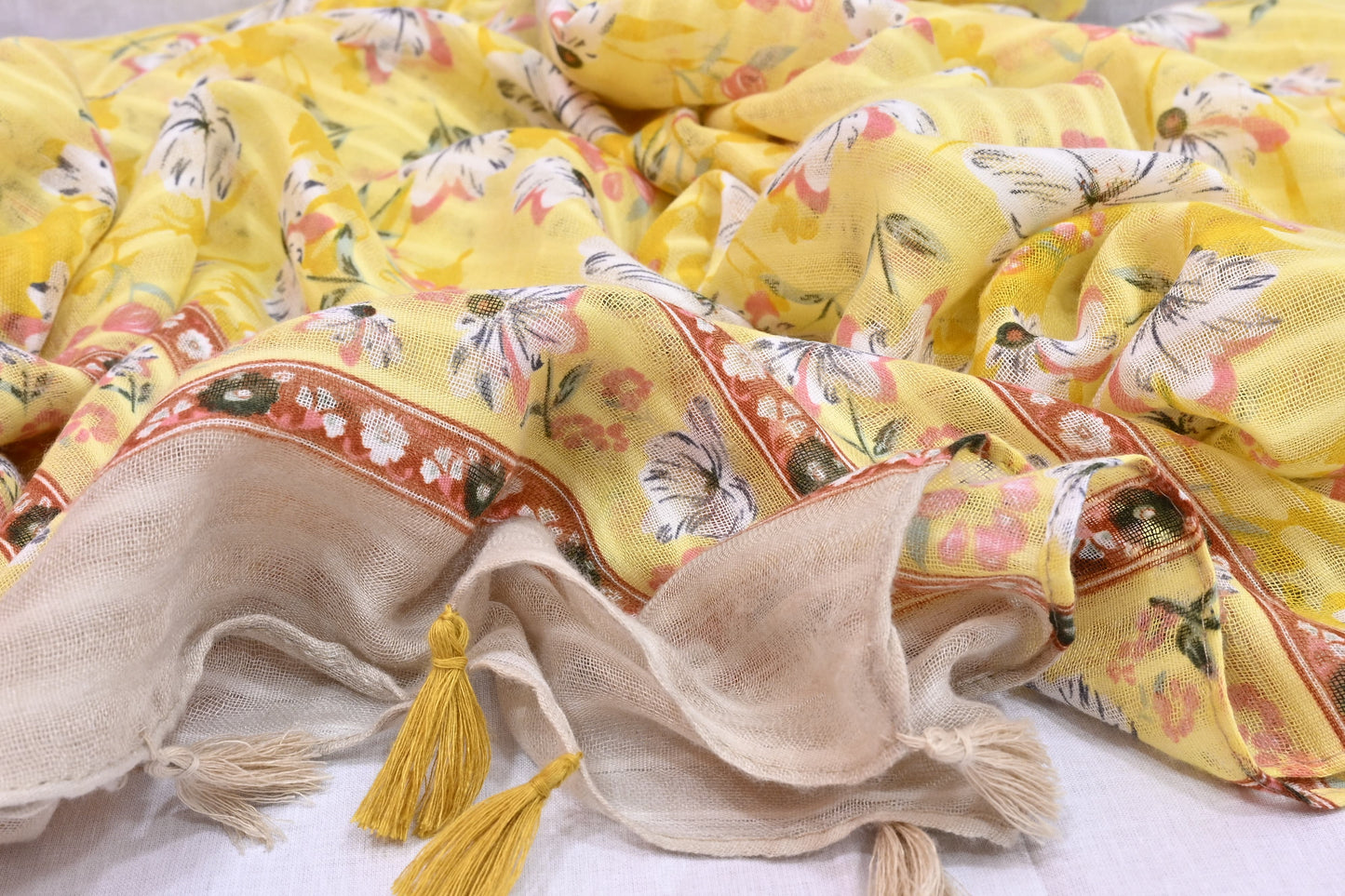 GulBahar Lawn Hijab _Yellow