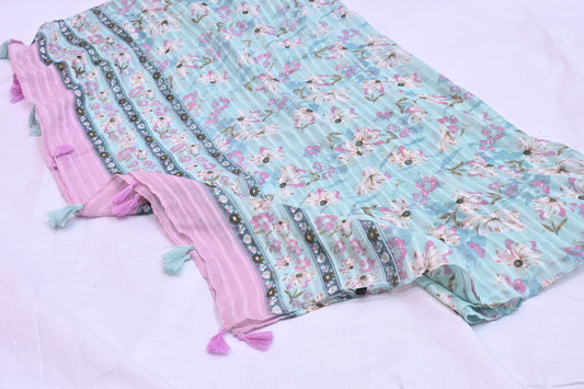 GulBahar Lawn Hijab _Baby Green