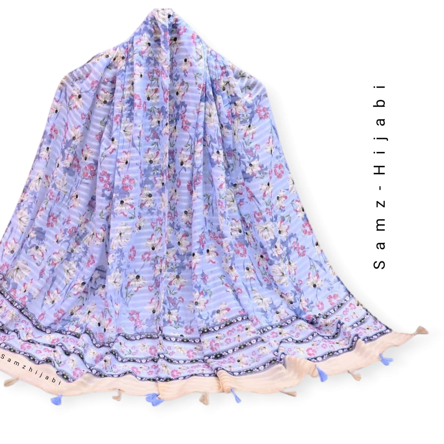 GulBahar Lawn Hijab _Baby Blue