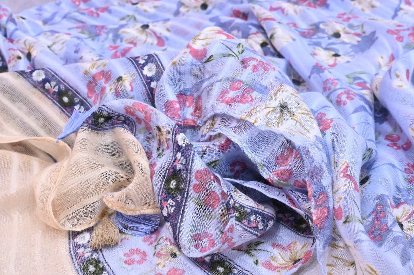 GulBahar Lawn Hijab _Baby Blue