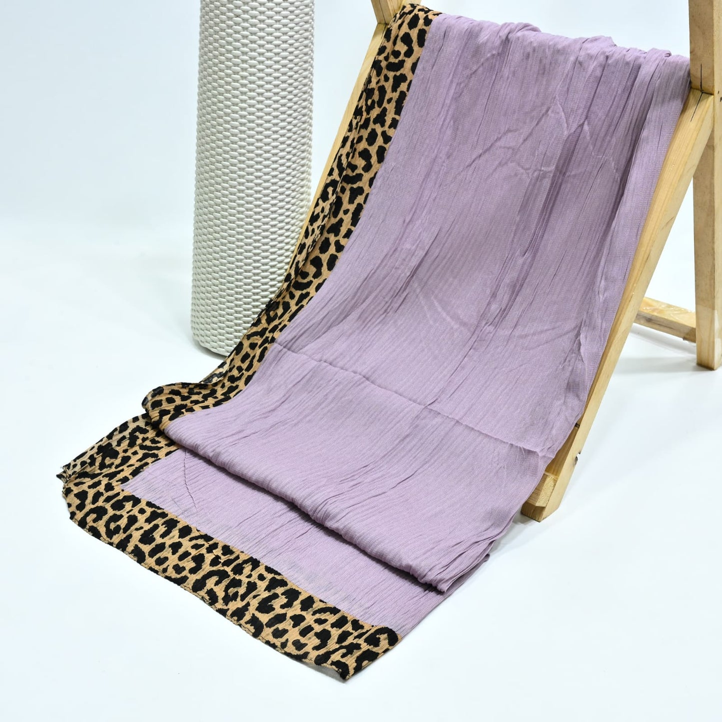 Cheetah - Crinkle Lawn Hijab Lilac