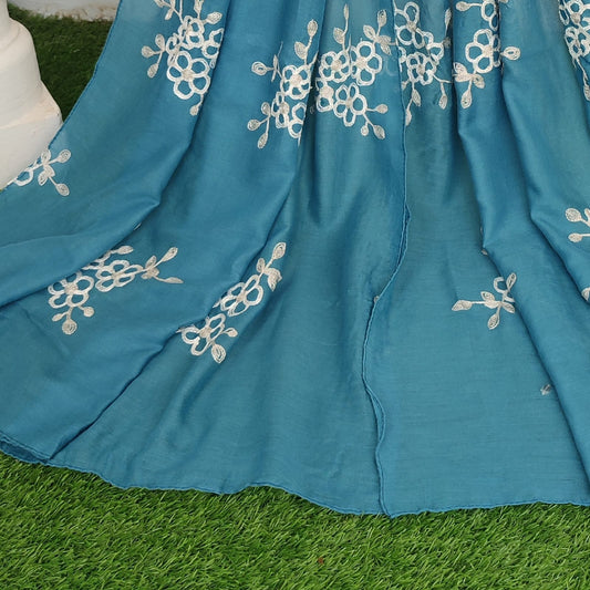 Floral Bunch Hijab Design -Zinc