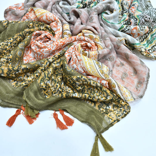 Booty Art Lawn Hijab Pistachio