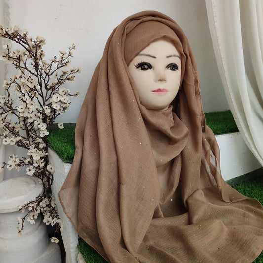 Sequence Pret Hijab Dark Khakhi