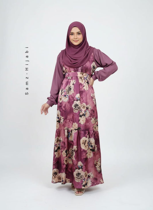 Two Step Frill Abaya Design 3