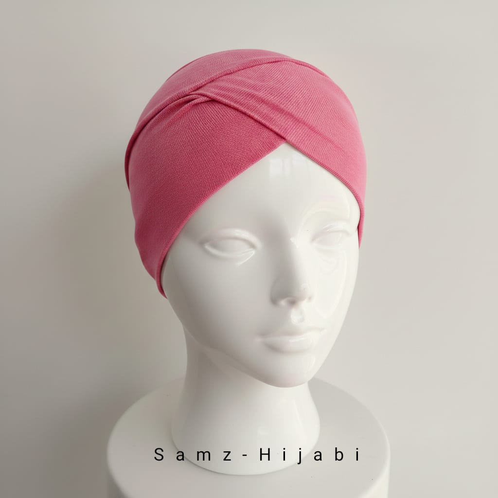 Side Cross Cap Peachy Pink
