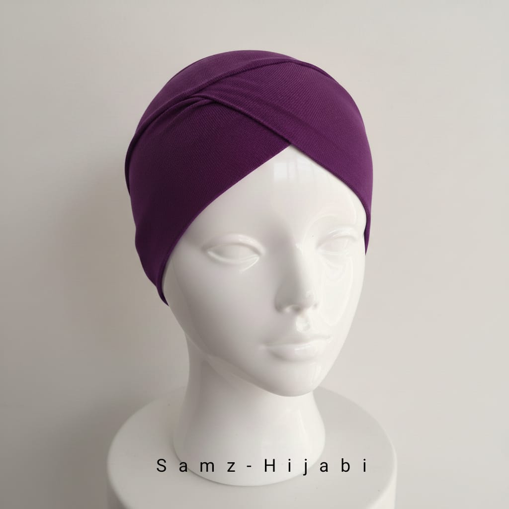 Side Cross Cap Purple