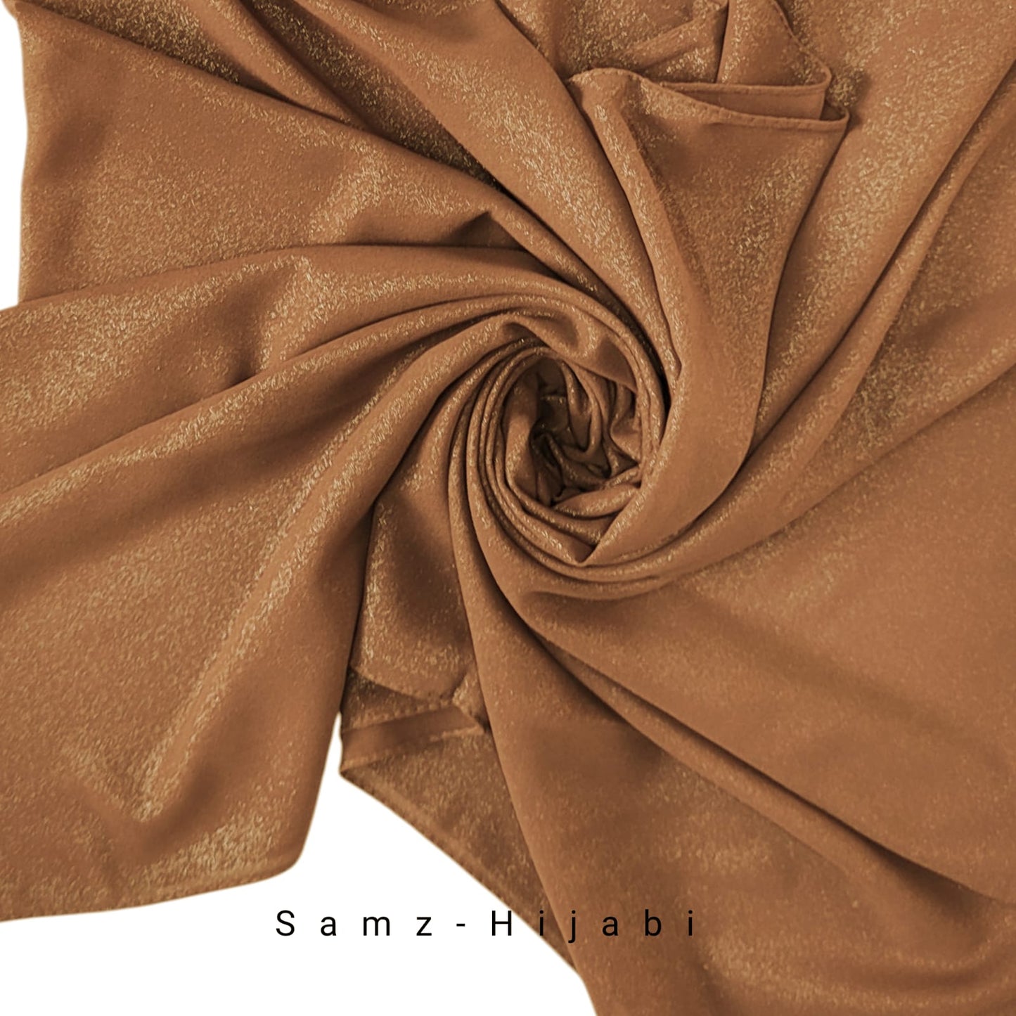 Moonlight Chiffon Hijab- Camel brown 2