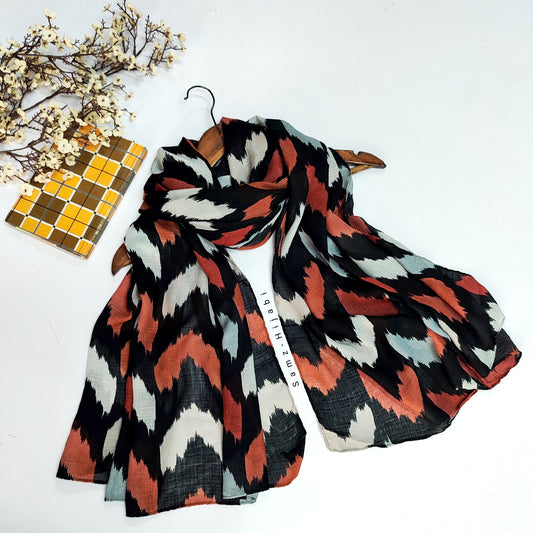 Wavy_Art Turkish Lawn Hijab_Black 2