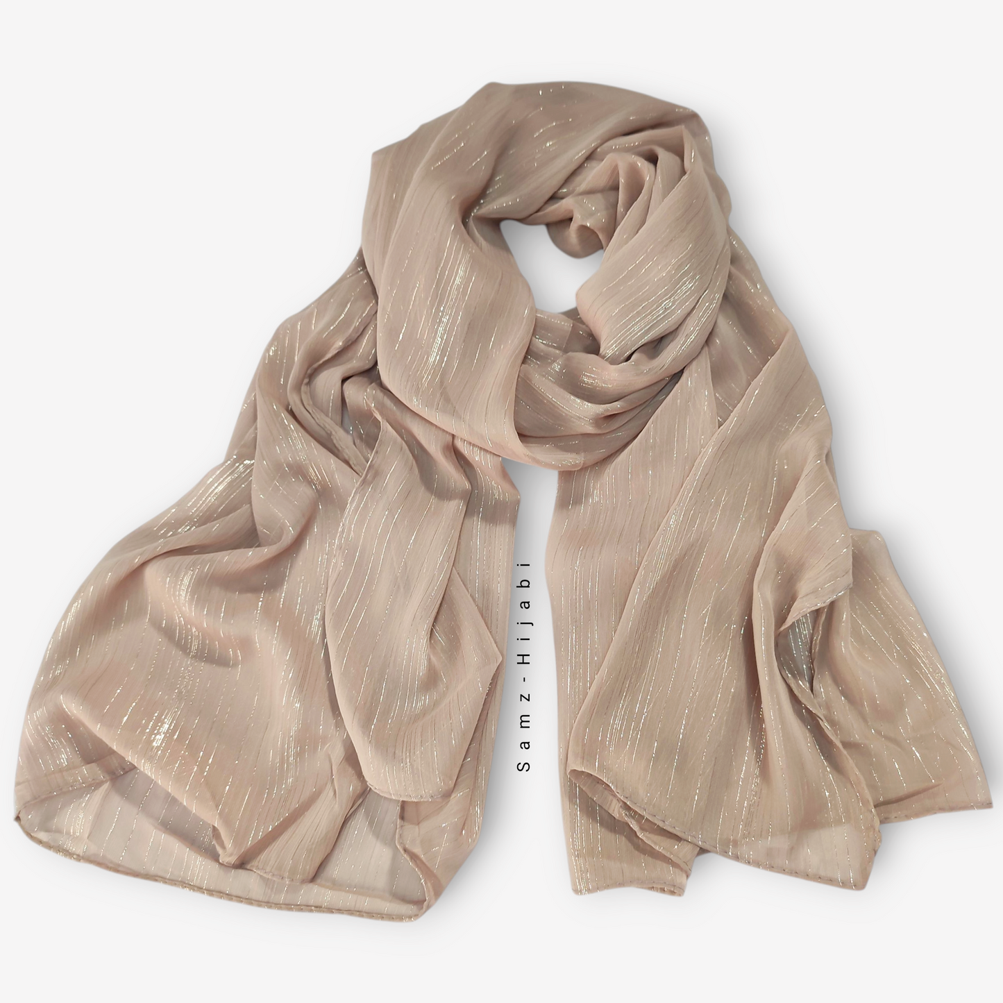 Luxurious Chiffon Zari Hijab