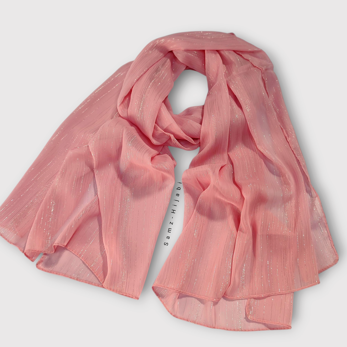 Luxurious Chiffon Zari Hijab