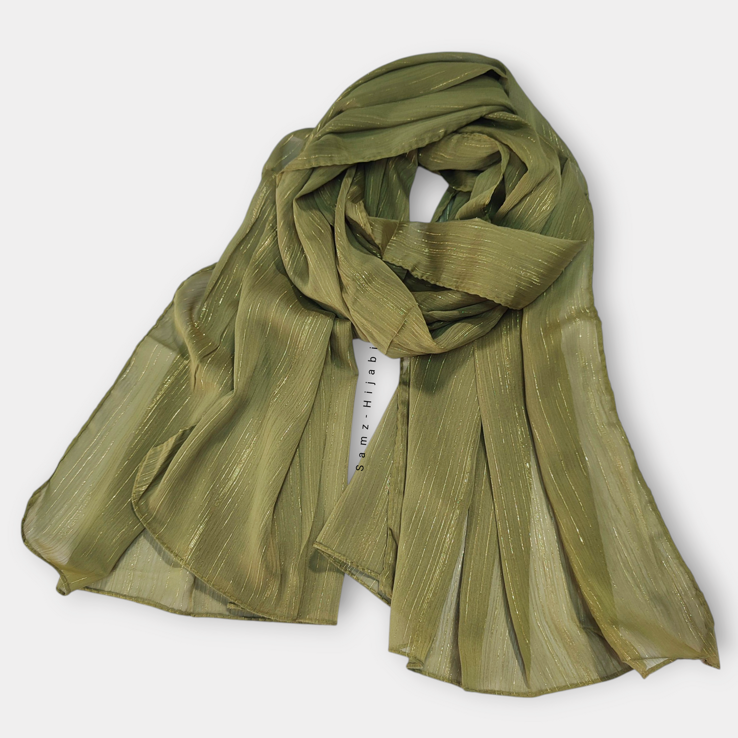 Luxurious Chiffon Zari Hijab