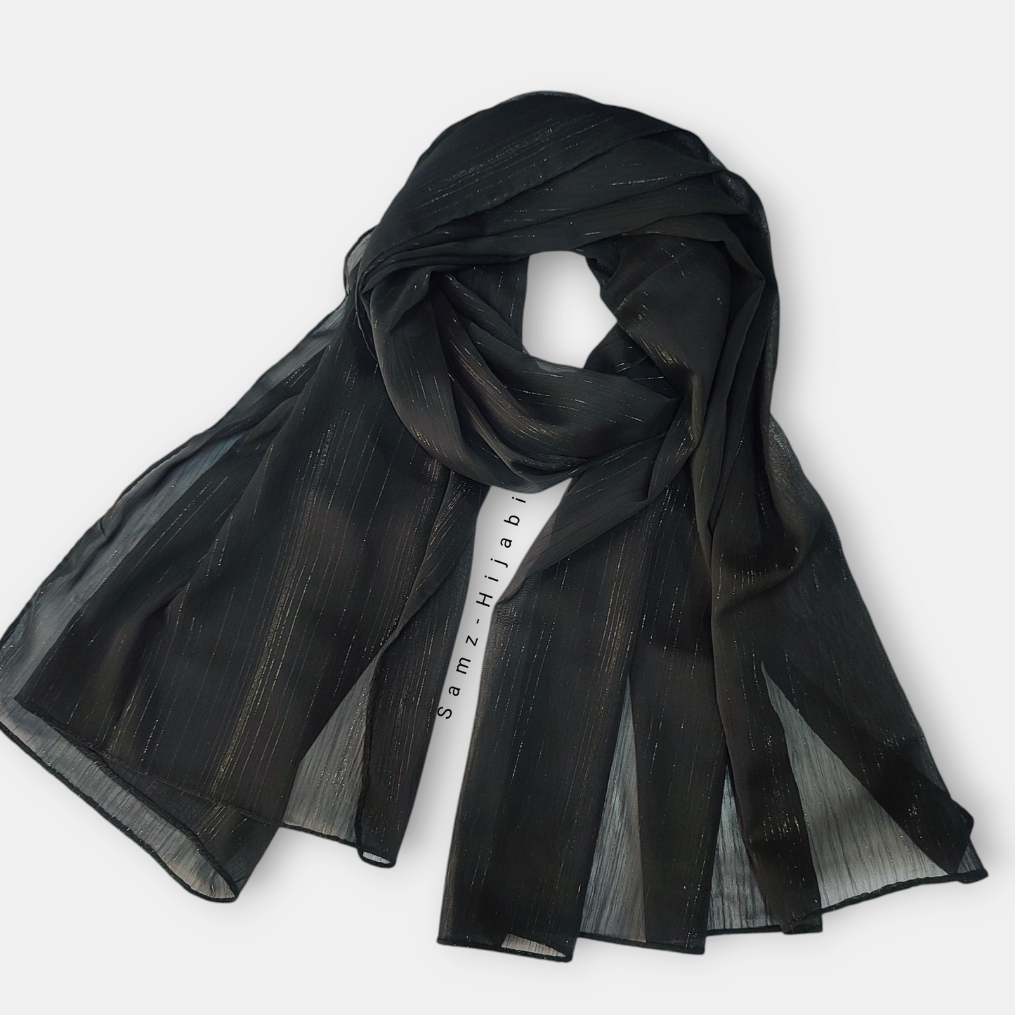Luxurious Chiffon Zari Hijab