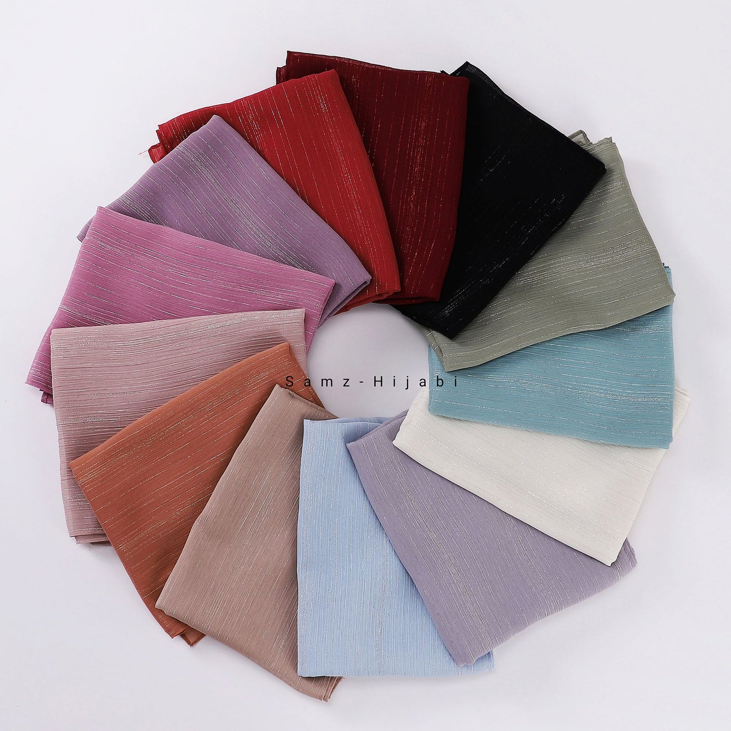 Luxurious Chiffon Zari Hijab