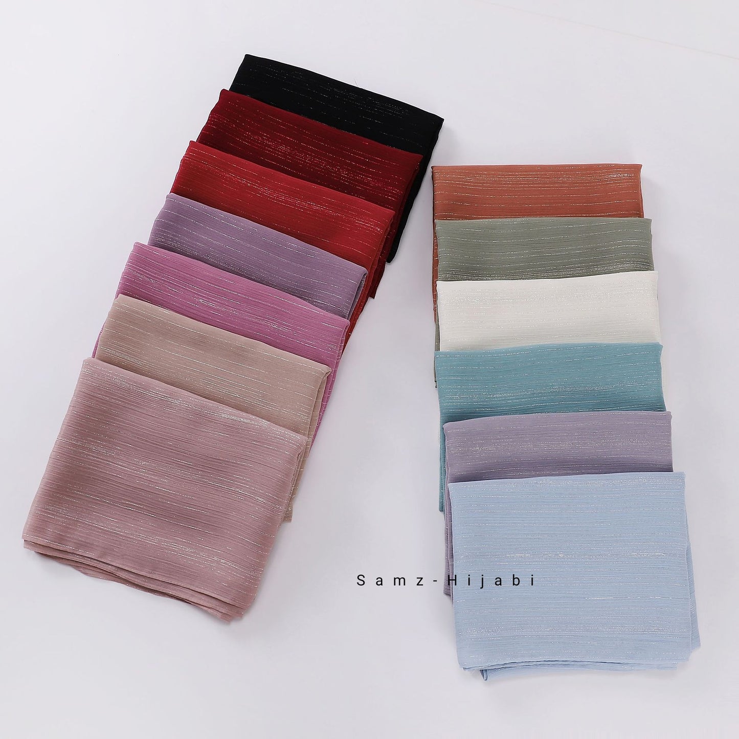 Luxurious Chiffon Zari Hijab