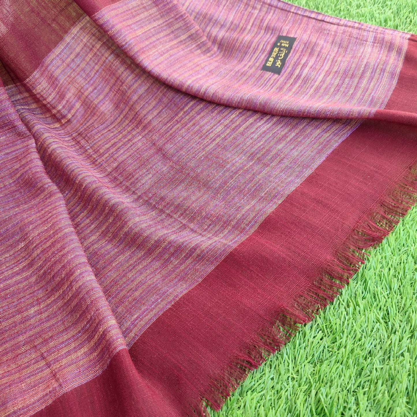 Turkish Thread Lawn Hijab Maroon