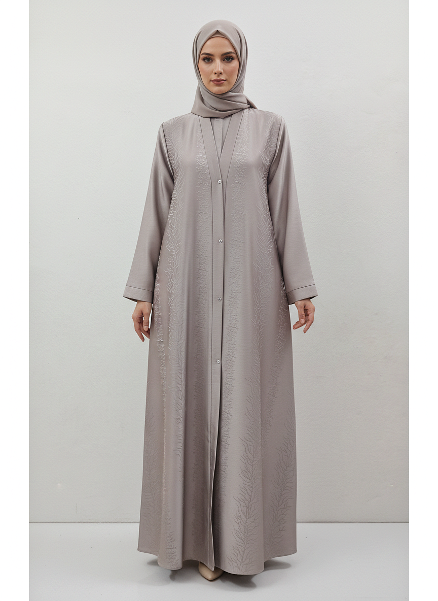 Tree Textured Abaya (03)