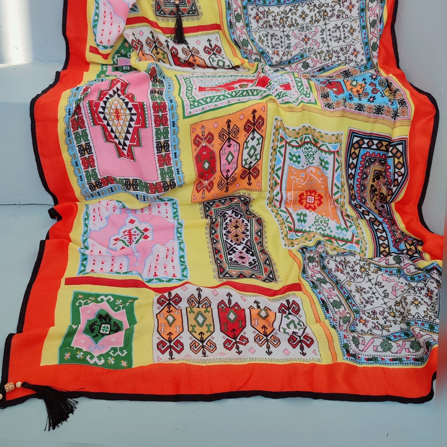 Ethnic Viscose Hijab -Design