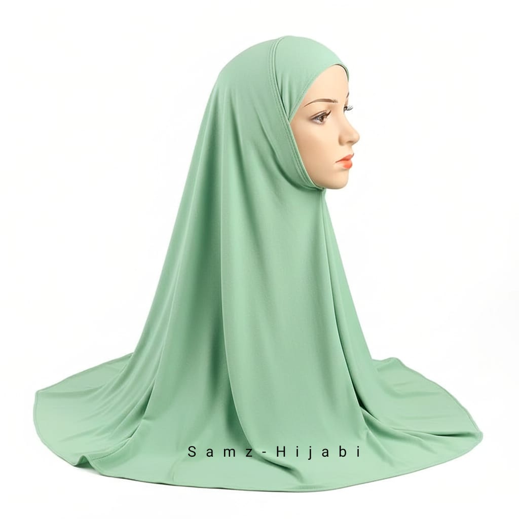 Kids Khimar Makhna (Mint)