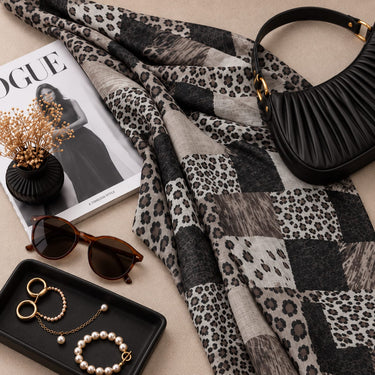 Leopards Patch Print Hijab (02)