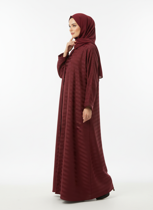 Grace Sleeky Abaya (MAROON)