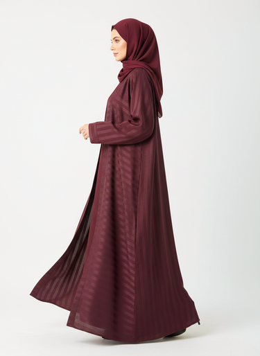 Grace Sleeky Abaya (MAROON)