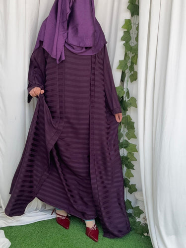 Grace Sleeky Abaya (PURPLE)