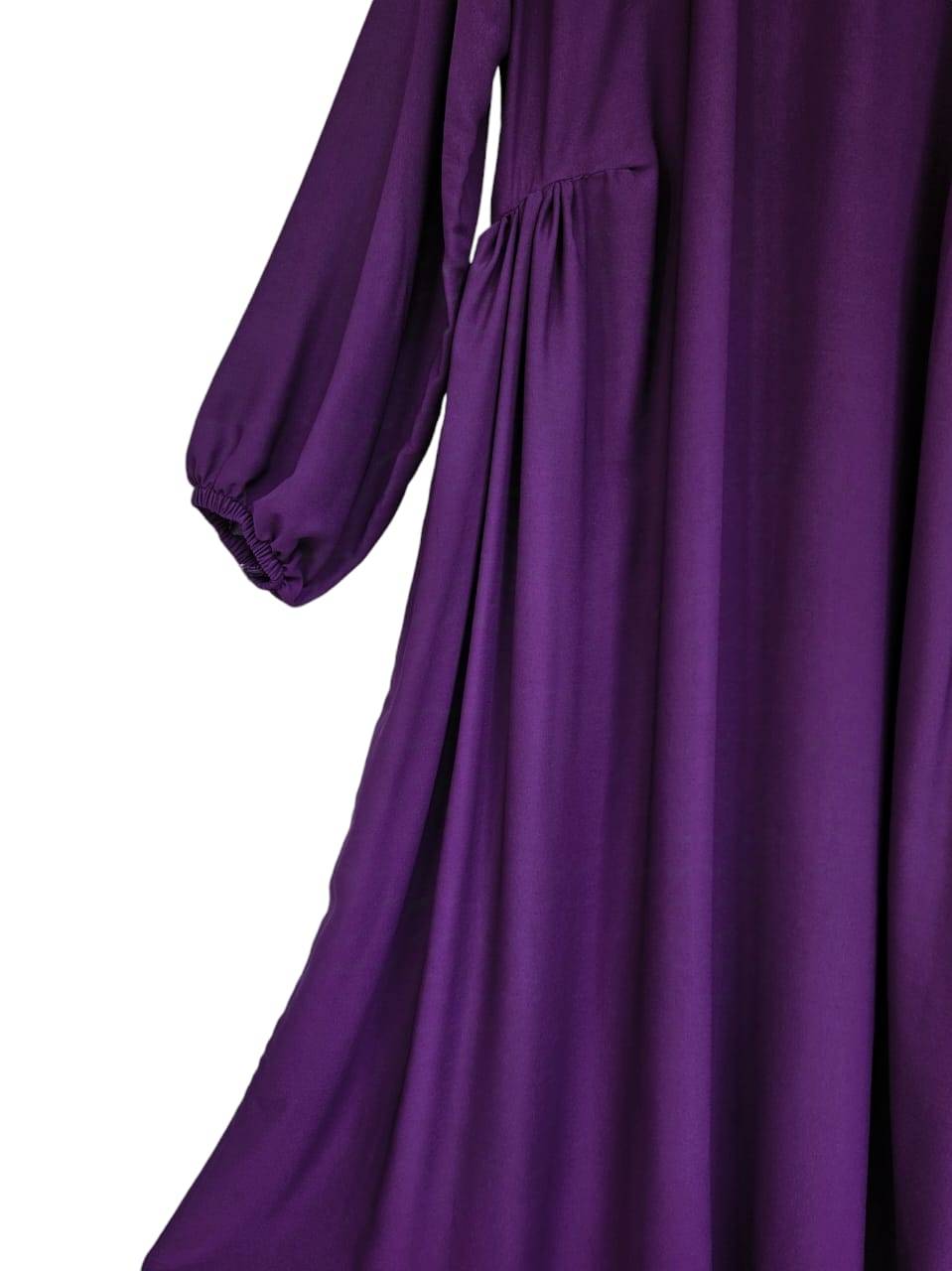 Side Chun Abaya-Dark Purple