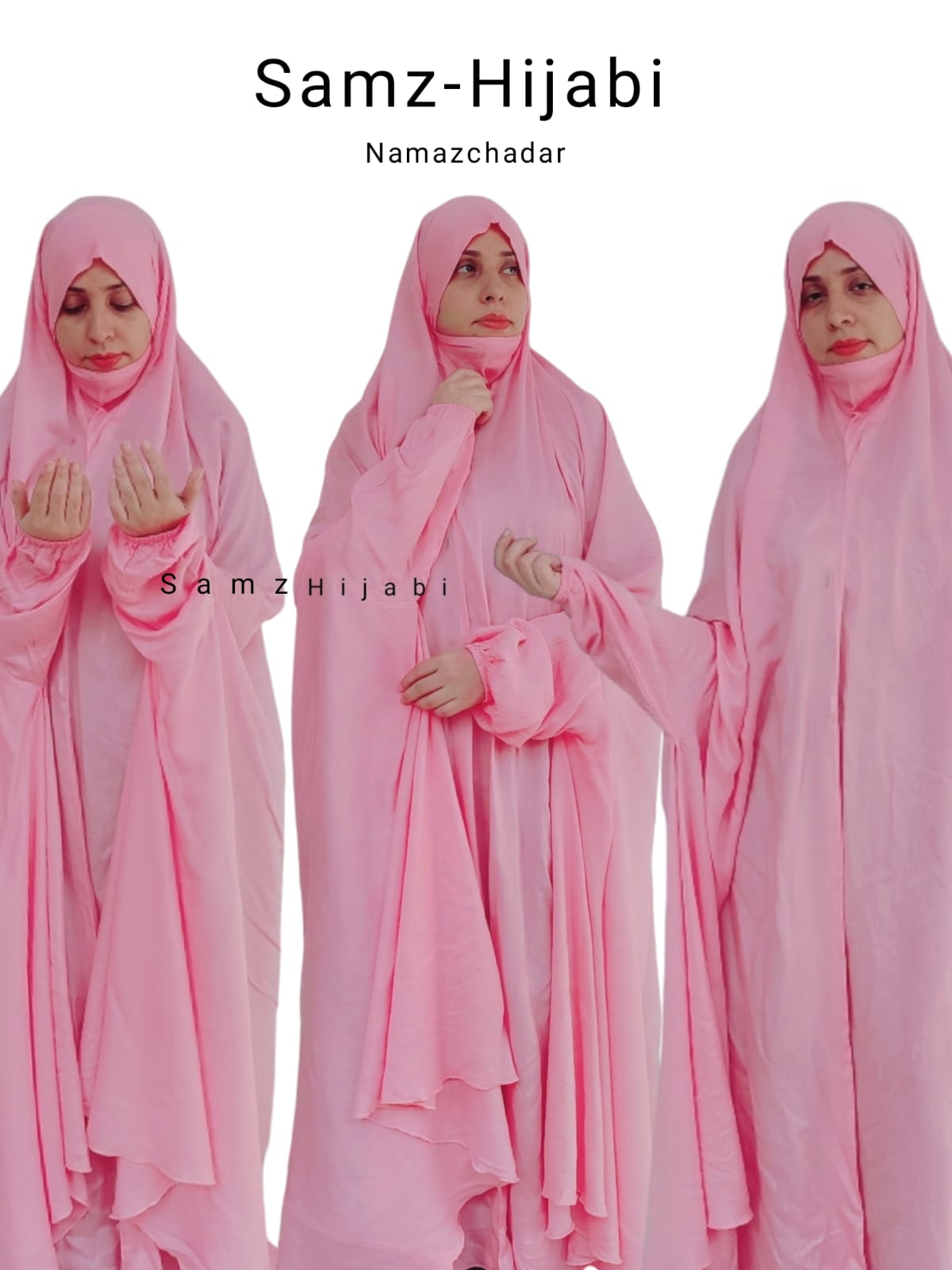 Linen Namaz Chadar-Pink